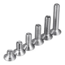 300Pcs M3 304 Stainless Steel DIN7991 Hex Socket Flat Head Countersunk Screw Bolts for RC Model