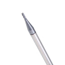 Drillpro 10pcs 1.5mm HRC55 TiAlN 2 Flutes End Mill Cutter Tungsten Carbide Milling Cutter CNC Tool