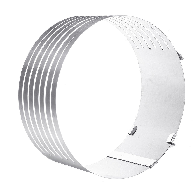6-8 Inch Stainless Adjustable Round Mousse Cake Layered Mould Ring Slicer Cutters