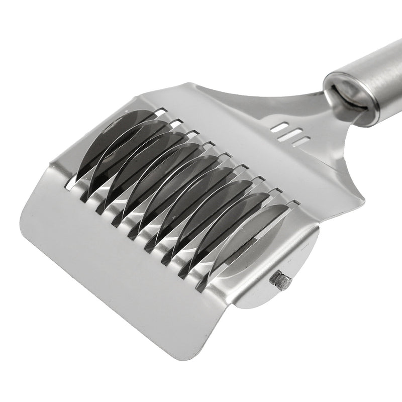 Spaghett Noodle Maker Lattice Roller Dough Cutter Tool Stainless Steel