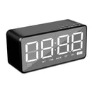 Bakeey Q31 bluetooth Wireless Speaker 3.5mm AUX Jack Mirror LED Digital Display FM Radio Speaker Alarm Clock Player
