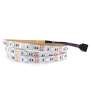 Battery Powered 1M 2M 5050 Non-waterproof RGB LED Strip Light with Mini Controller DC4.5V