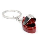 Motorcycle Helmet Shape Key Chain Ring Cute Bags Pendant Charm