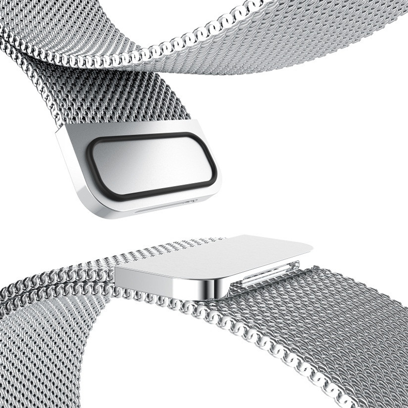 Magnetic Milanese Stainless Steel Watch Band Watch Strap Replacement for Amazfit 2 Amazfit Smart Watch 2
