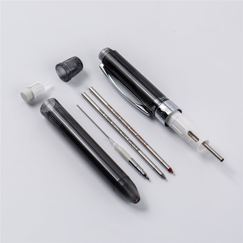 XIAOMI DTB6676 4-in-1 Automatic Pencil Ballpoint Pen with Eraser 0.5mm Refill Multifunctional Rotating Pen Office School Supplies Students Stationery