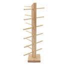 Natural Wood Wooden Sunglasses Eyeglasseses Display Rack Stand Holder Organizer 3/4/5/6 Layers