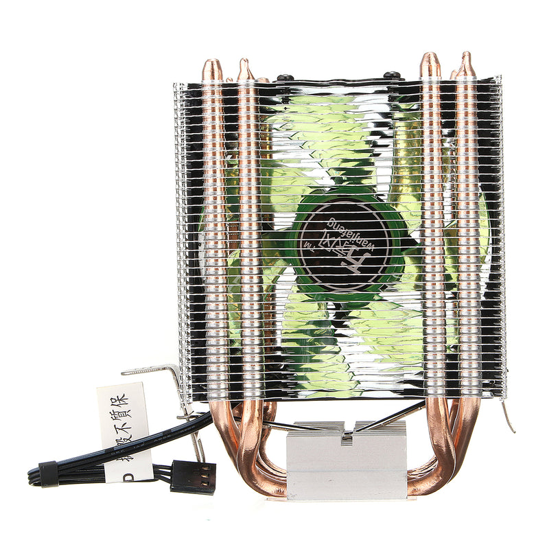 LED 4 Heat Pipe Quiet CPU Cooler Cooling Fan Heat Sink For Intel LGA 1151 1155 775 1156 AMD