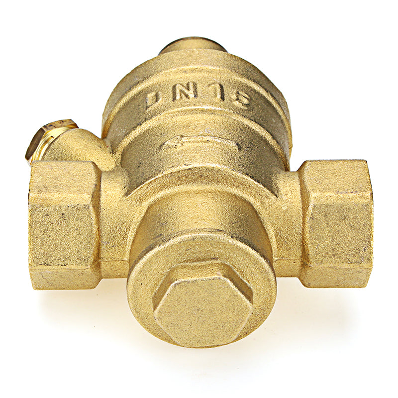 TMOK Brass Adjustable Water Heater Pressure Reducing Valve 1/2" 3/4" 1" 1-1/4" 1-1/2" 2" Safety Relief Valve Pressure Regulator Controller