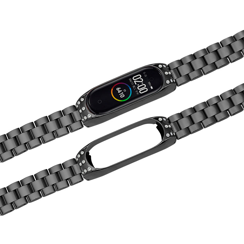 Bakeey Full Steel Watch Band Watch Strap Replacement for Xiaomi Miband 3 Miband 4