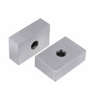 Machifit 2pcs 1x2x3 Inch Blocks 1 Hole Parallel Clamping Block Lathe Tools Precision 0.0001