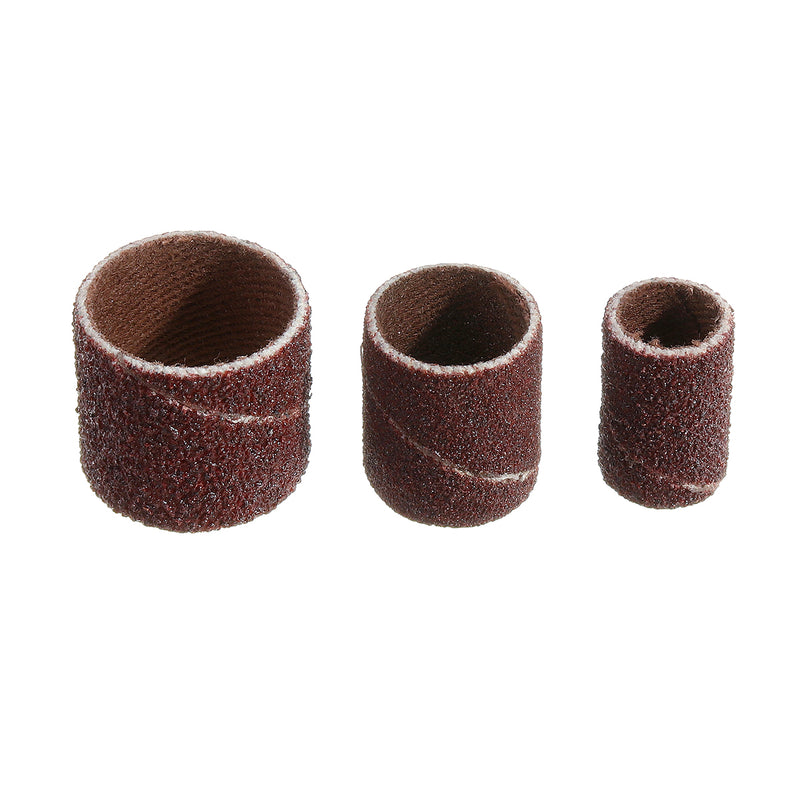 338pcs Sanding Band Drum Sleeves Sandpaper Ring Set Mandrels Rotary Tool DIY