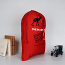 5Pcs Christmas Drawstring Bag Pack Gift Storage Bag Handbag Canvas Xmas Pouch 50x70cm