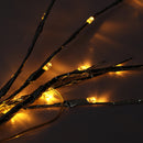 Battery Operated Simulation Silver Tree Branches Warm White LED String Light for Nordic Bedroom Layout Decor