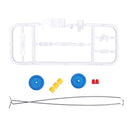 ZT Rubber Powered Parasol Glider A012 Aircraft Plane Assembly Model