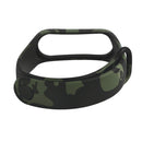 TPE Camouflage Pattern Watch Band Strap Replacement for Xiaomi Miband3