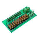 AC/DC 5 To 32V DIN Rail Mount 10 Position Power Distribution Fuse Holder Module Board