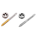 Drillpro 1/4-28 UNEF Right Hand Screw Tap with or without Titanium Coating Thread Tap with Round Thread Die