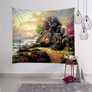 Fairy Forest Hanging Wall Tapestry Bohemian Hippie Throw Bedspread Home Decor