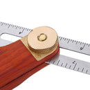 Drillpro 9 Inch Hardwood Adjustable Sliding Bevel Brass Fittings Gauge Angle Finder Woodworking Tool