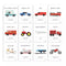 Bravokids Children's English Cognitive Enlightenment Cards Vegetables Fruits Transport Traffic Numbers Cards Kids Toys from Xiaomi Youpin