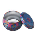 Retro Round Tin Box Tea Candy Jewelry Coin Storage Container Case Wedding Favors