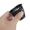 10Pcs 2.2Inch Plastic Mesh Net Basket Hydroponic Aeroponic Flower Container Grow Pot Planting Basket