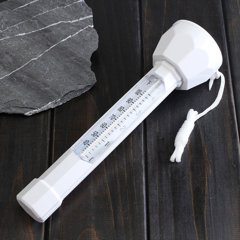 White Floating Water Swimming Pool Bath Spa Hot Tub Temperature Thermometer /