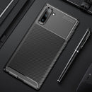 Bakeey Protective Case For Samsung Galaxy Note 10 Slim Carbon Fiber Fingerprint Resistant Soft TPU Back Cover