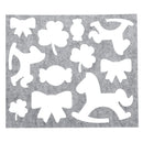 6Pcs Wool Felt Template Mould Needles Tool Set Yarn Needle Felting Mould Mat DIY Materials Doll Beginner Craft