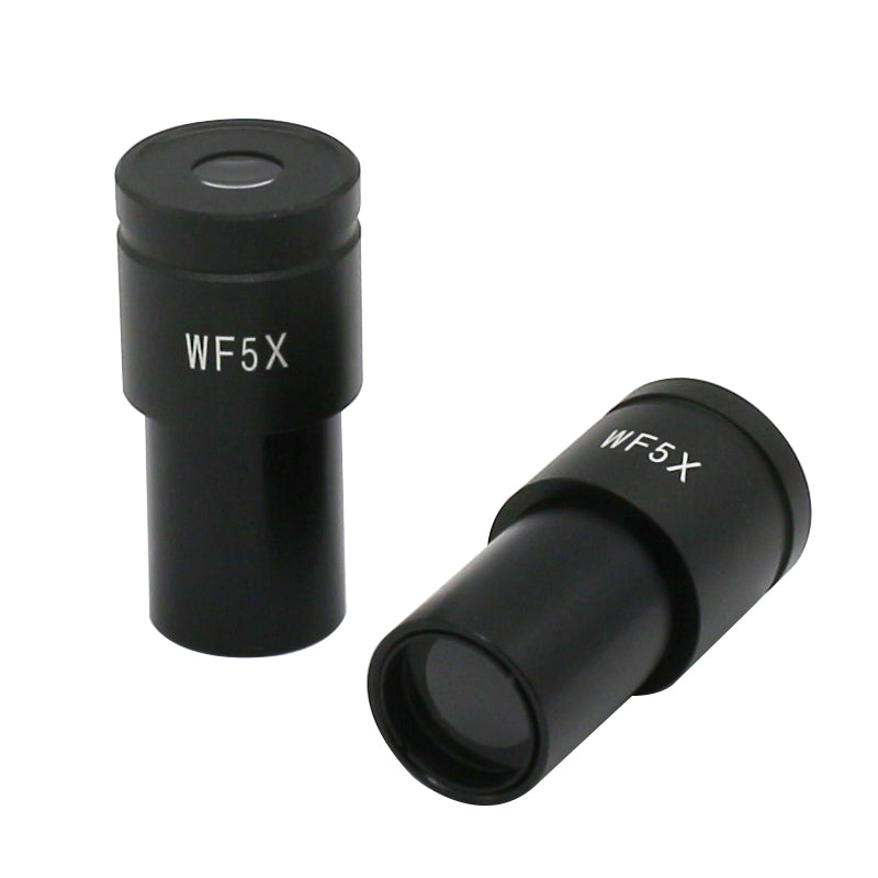 WF5X Wide Field Microscope Eyepiece for Biological Microscope Mounting Diameter 23.2mm Optical Ocular Lens