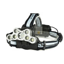 XANES 2501-A 7LED 2200 Lumens Bicycling Headlamp 6 Switch Modes With SOS Help Whistle Bike Light