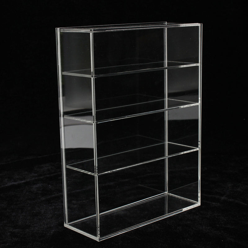 214 x 159 x 59mm Four-layer Acrylic Display Box Show Case Sliding Door For Mini Perfume Bottle