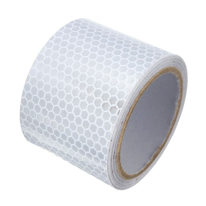 5cm X 3m Silver White Reflective Safety Warning Conspicuity Tape Sticker Film