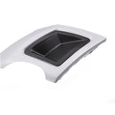 2Pcs Car Rear Bumper Exhaust Pipe Cover Trim  Bumper Protector Gray Silver For Land Rover Discovery