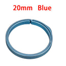 20-33mm Titanium Alloy Key Ring Pocket Split Keychain Buckle Circle Clip Motorcycle