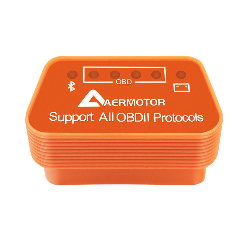 Aermotor ELM327 bluetooth 4.0 OBD Car Fault Detector Diagnostic Scanner OBD2 for Android/IOS/PC