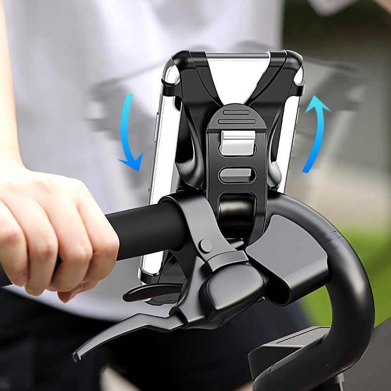 USAMS Bike Bicycle Motorbike Elastic Handblebar Phone Holder For 4.0-6.0 Smart Phone iPhone 11 Pro