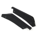 Universal Car Bright Black Rear Bumper Protector Rear Lip Wrap Angle Splitters