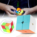 Amazing Cube 2x2 Magic Cube Anti Stress Adults Kids Puzzle Toy Vivid Color Square Magic Cube Puzzle Science Education Toy Gift