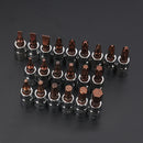 Drillpro 1/4 Inch Drive Sockets Set S2 Alloy Metric Screwdriver Bit Sockets Hex/Slotted/Phillips/Pozi/Torx