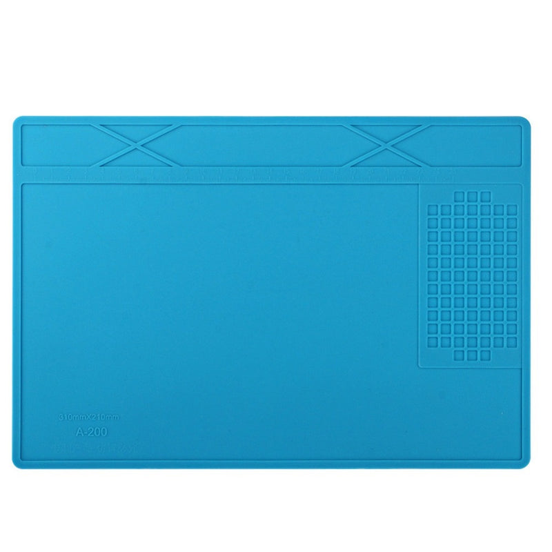 31x21cm Silicone Pad Heat Insulation Desk Mat Maintenance Platform for BGA Soldering Repair Station