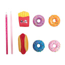 French Fries Squishy Slow Rebound Writing Simulation Pen Case With Pen  Gift Decor Collection With Packaging