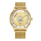 NAVIFORCE 3007 Mesh Steel Watch Band Quartz Watch Calendar Sport Business Men Watch