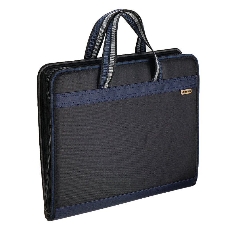 Kobest F6116 Oxford Cloth Multilayer Folder Student Paper Clamp Classification Office Information File Bag