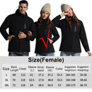 Man Woman Electronic USB Heated Jacket Intelligent Heating Hooded Work Motorcycle Skiing Riding Coat