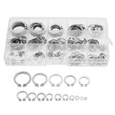 Suleve MXSW5 225Pcs Stainless Steel C Clip 3-25mm Snap Ring Washer External Retaining Circlip Kit