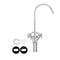 1/4'' 304 Stainless Steel Reverse Osmosis Three Forks Mixer Tap 360 Degree Swivel Spout Gooseneck Drinking Water Filter Faucet