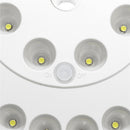 Solar Powered Flag Pole Light Outdoor 32 LED Flagpole Automatic Night Lamp