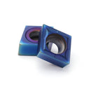 Drillpro 10pcs HRC45 Blue Nano CCMT09T304 VP15TF Carbide Insert for SCLCR/SCLCL Turning Tool Holder