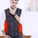 Adjustable Electric Vest Heated Fishing Cloth Jacket USB Thermal Winter-Warmer